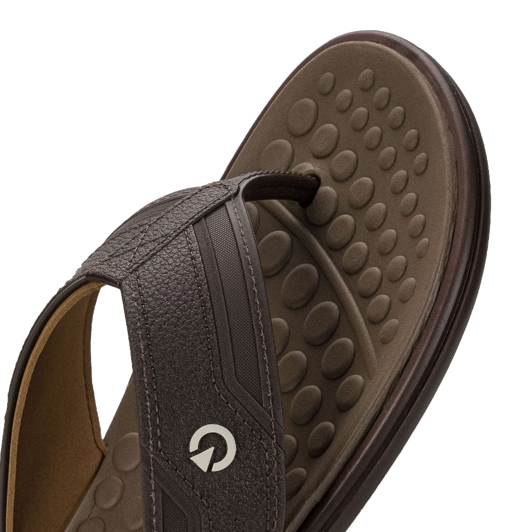 Grendene Chinelo CARTAGO VENETO III 12452-BG514 MarromMarrom Plastico -1-